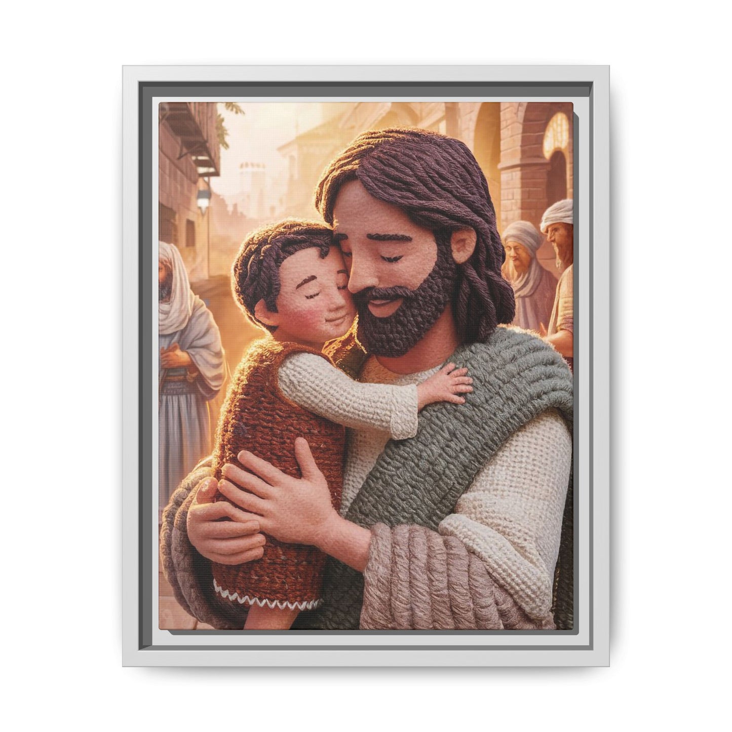 Jesus Holds a Toddler