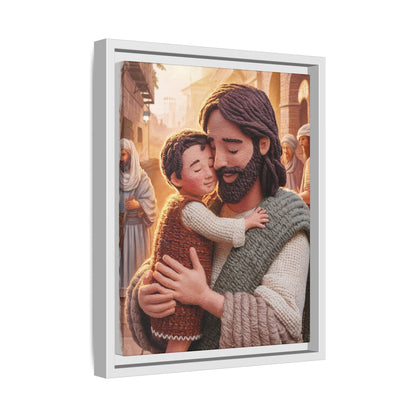 Jesus Holds a Toddler