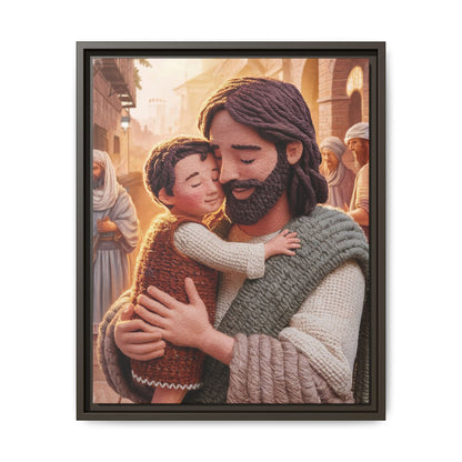 Jesus Holds a Toddler