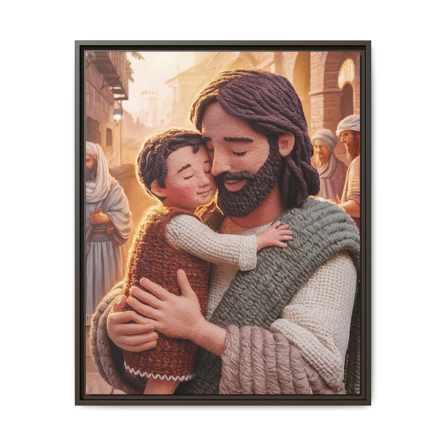 Jesus Holds a Toddler