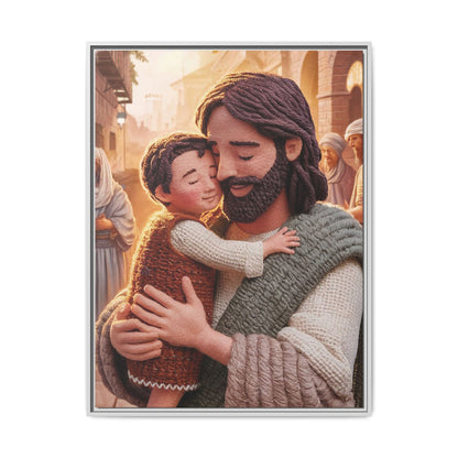 Jesus Holds a Toddler