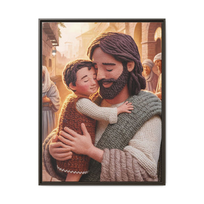 Jesus Holds a Toddler